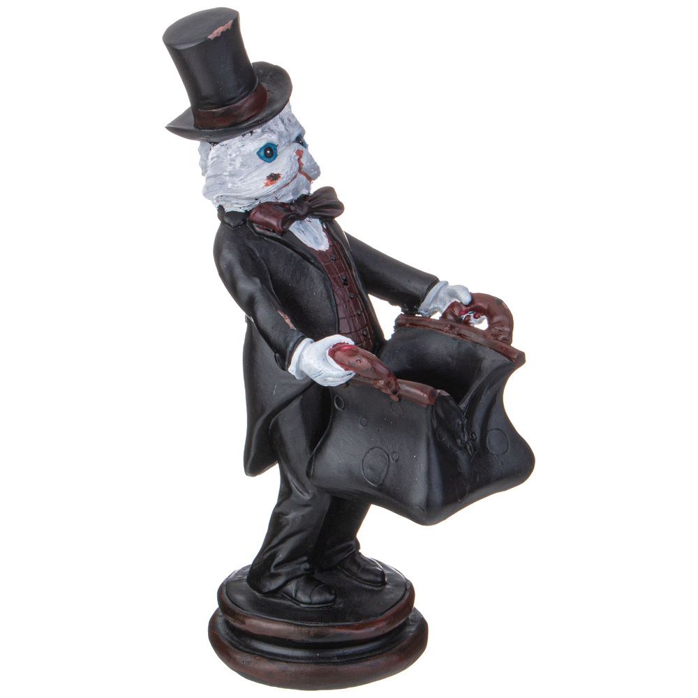 ПОДСВЕЧНИК "АНГЛИЙСКАЯ КОЛЛЕКЦИЯ" КОТ" 15,5*10,5*28,5 СМ