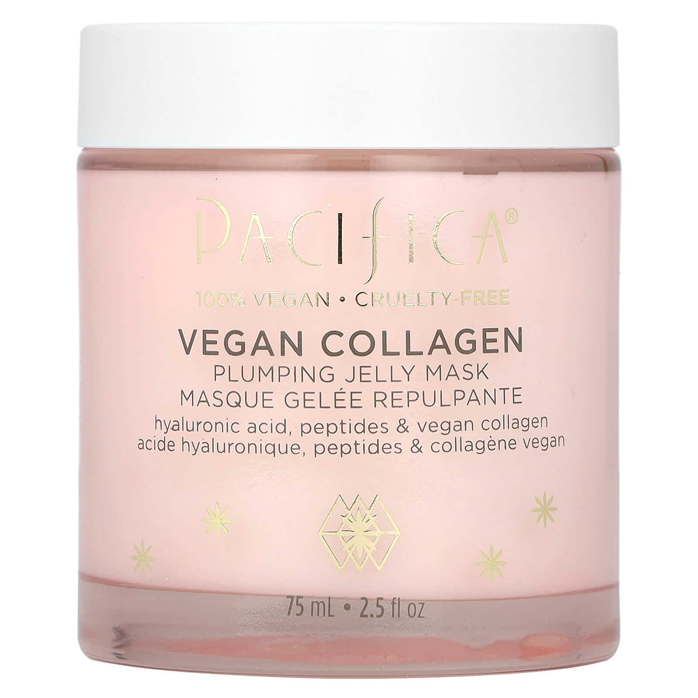 Pacifica, Vegan Collagen, разглаживающая маска с коллагеном, 75 мл (2,5 жидк. унции)