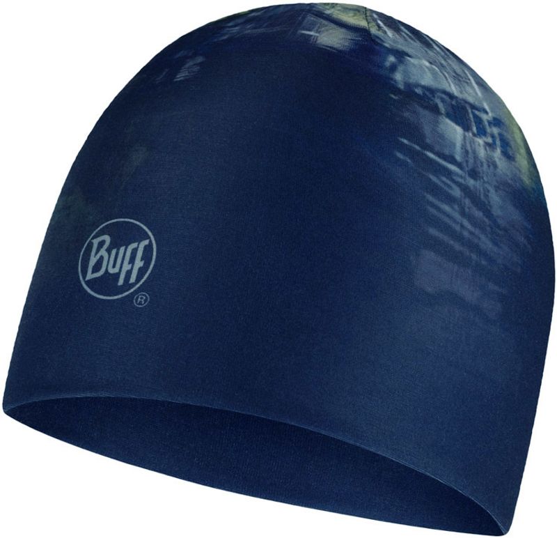 Тонкая теплая спортивная шапка Buff Hat Thermonet Hunder Multi Фото 1