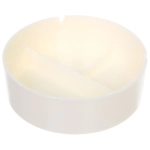 Зеркало настольное - органайзер с бамбуковой крышкой «БРАМИНГЕМ», цвет белый, 14,5*14*,5см (коробка)