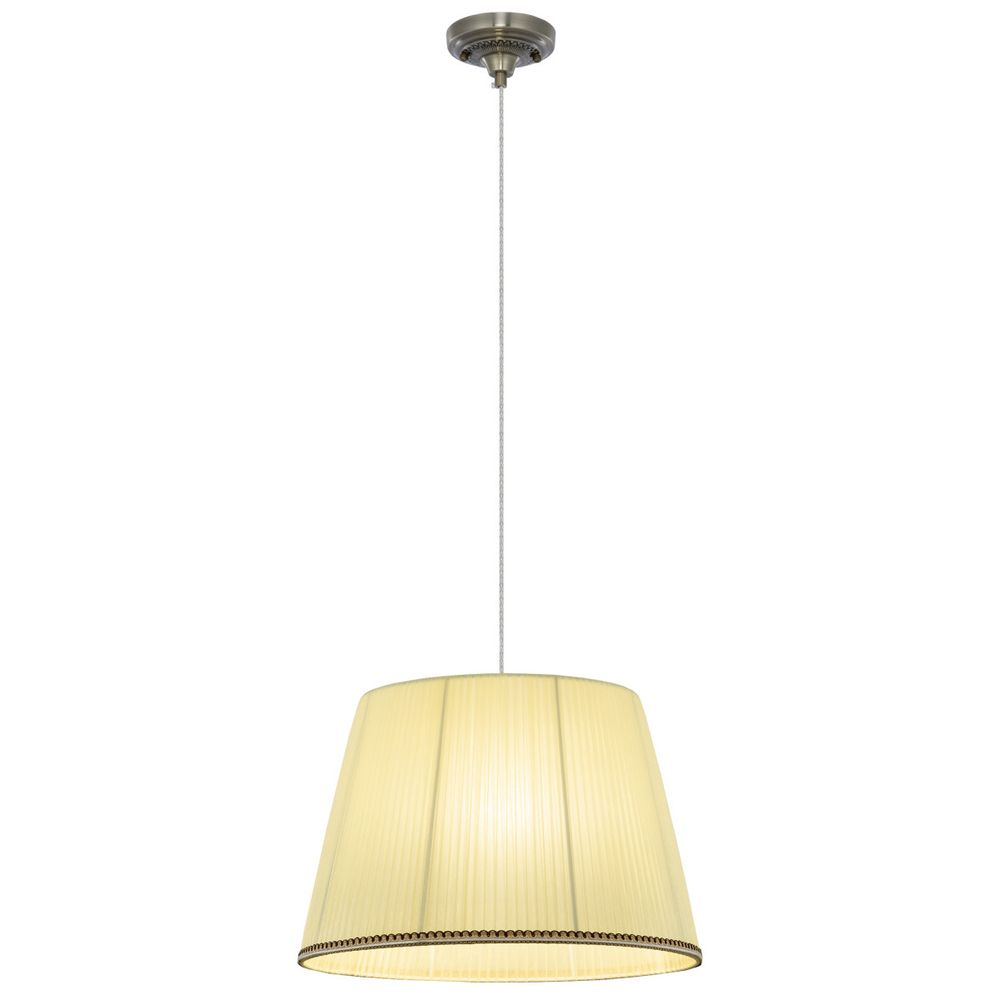 Citilux Вена CL402033 Подвесной светильник бронза с кремовым абажуром