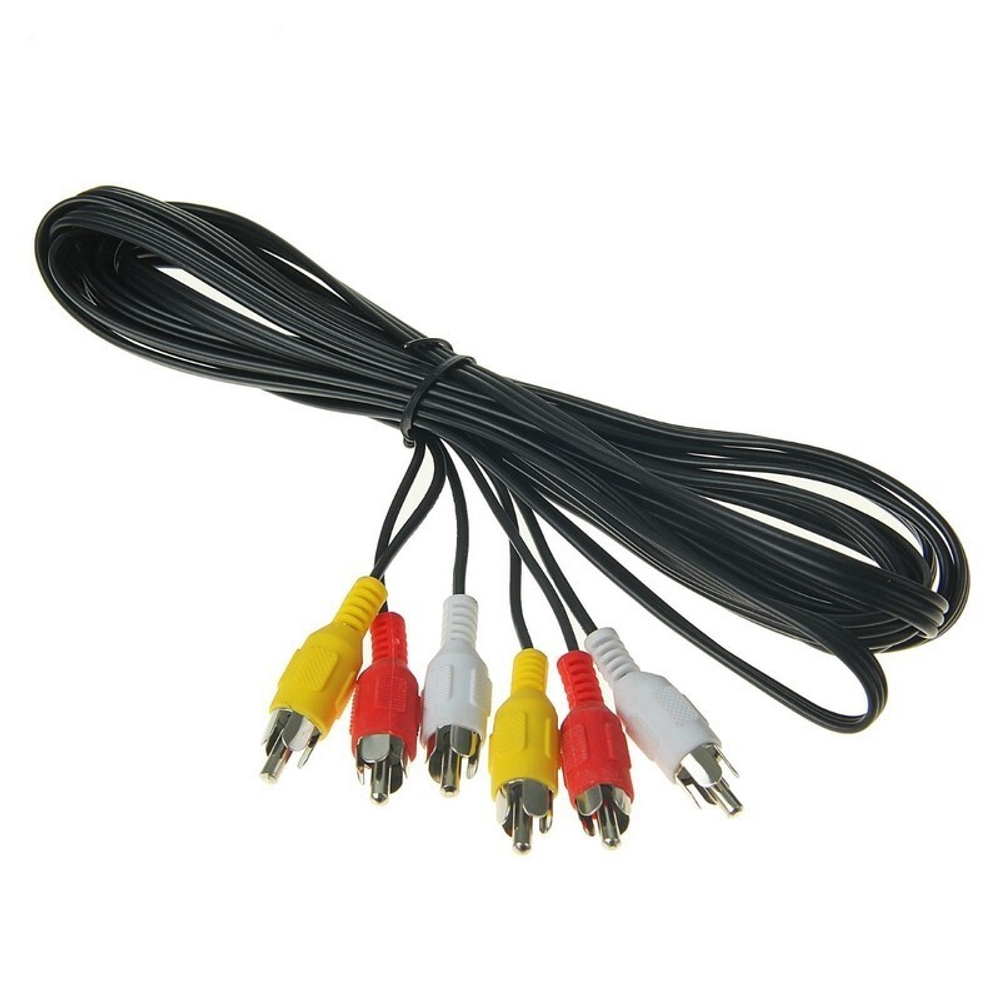 Кабель соединительный 3xRCA  (M) - 3xRCA (M) ML501 1м