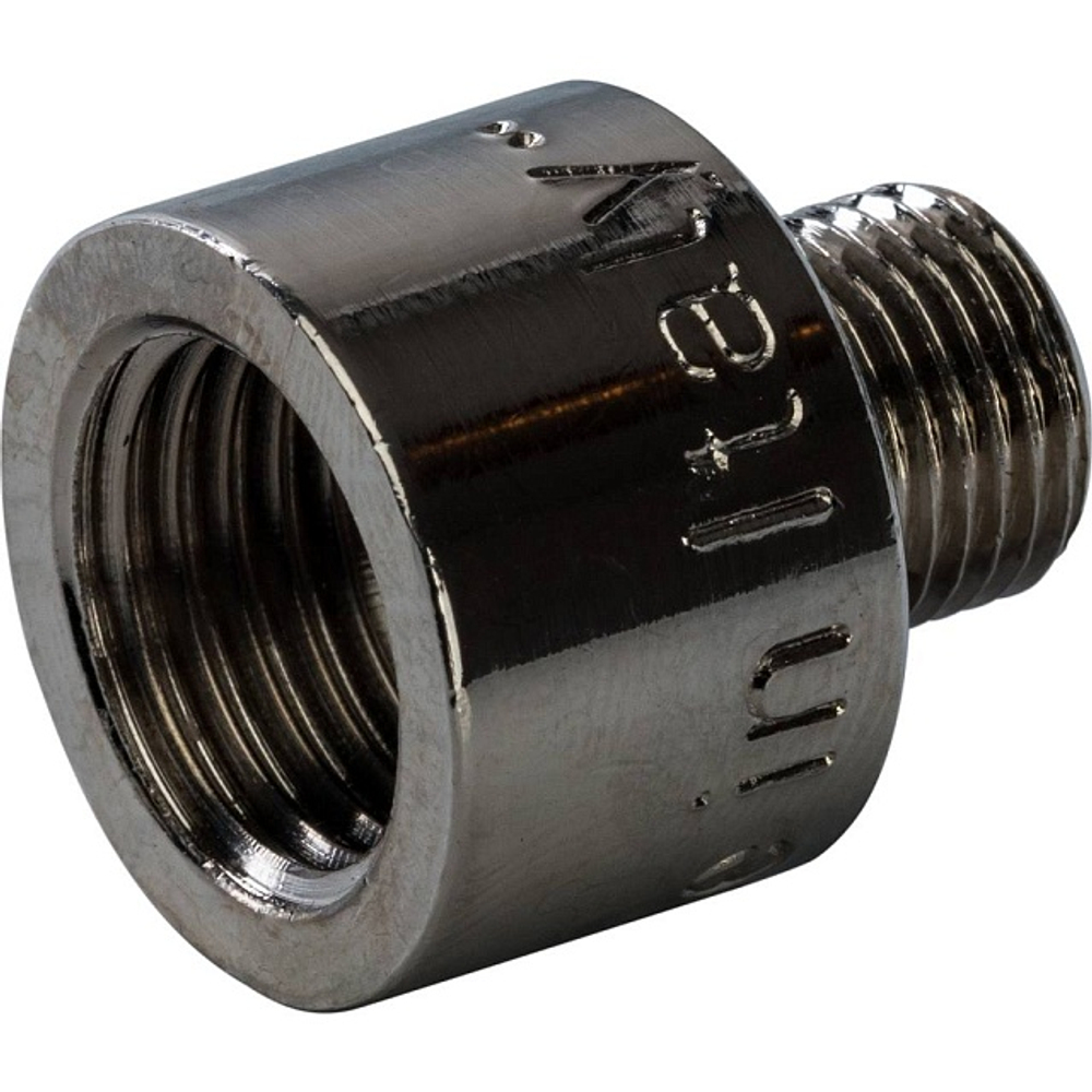 Переход с внутренней резьбы на наружную STOUT SFT 0008 - 1/4" x 1/8" (латунь никелированная)