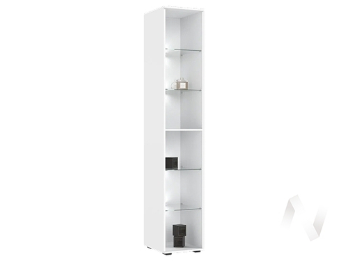 Пенал-стекло (400) Норд (белый)