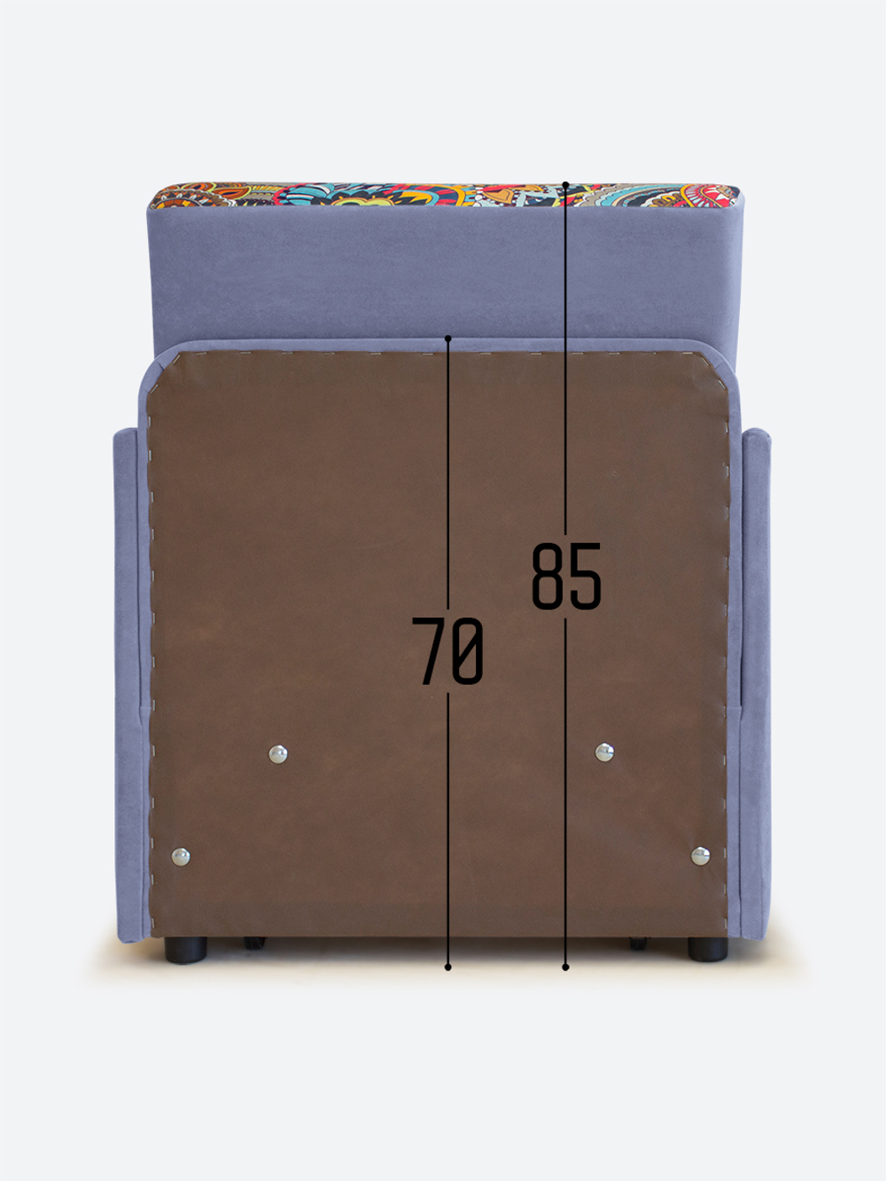 Кресло-кровать "Миник" с подлокотниками, купон Хаски