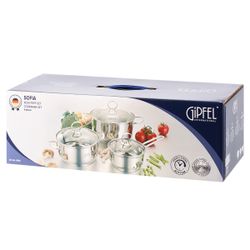 Набор посуды из нержавеющей стали Gipfel Sofia 0618