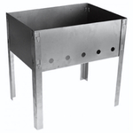 Мангал «Искорка» без шампуров (пленка), 350х240х350*0,35 мм