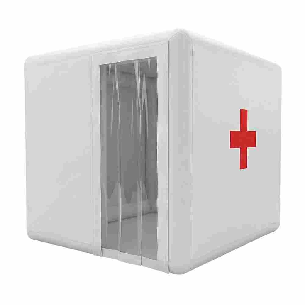 Модуль пневмокаркасный медицинский «Быстрая помощь» из ПВХ 2,5×2,5×2,5 м, дезинфекция