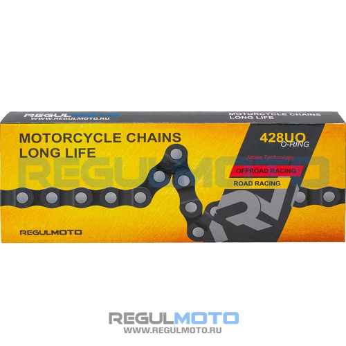 Цепь приводная REGULMOTO 428UO-120L сальниковая O-Ring