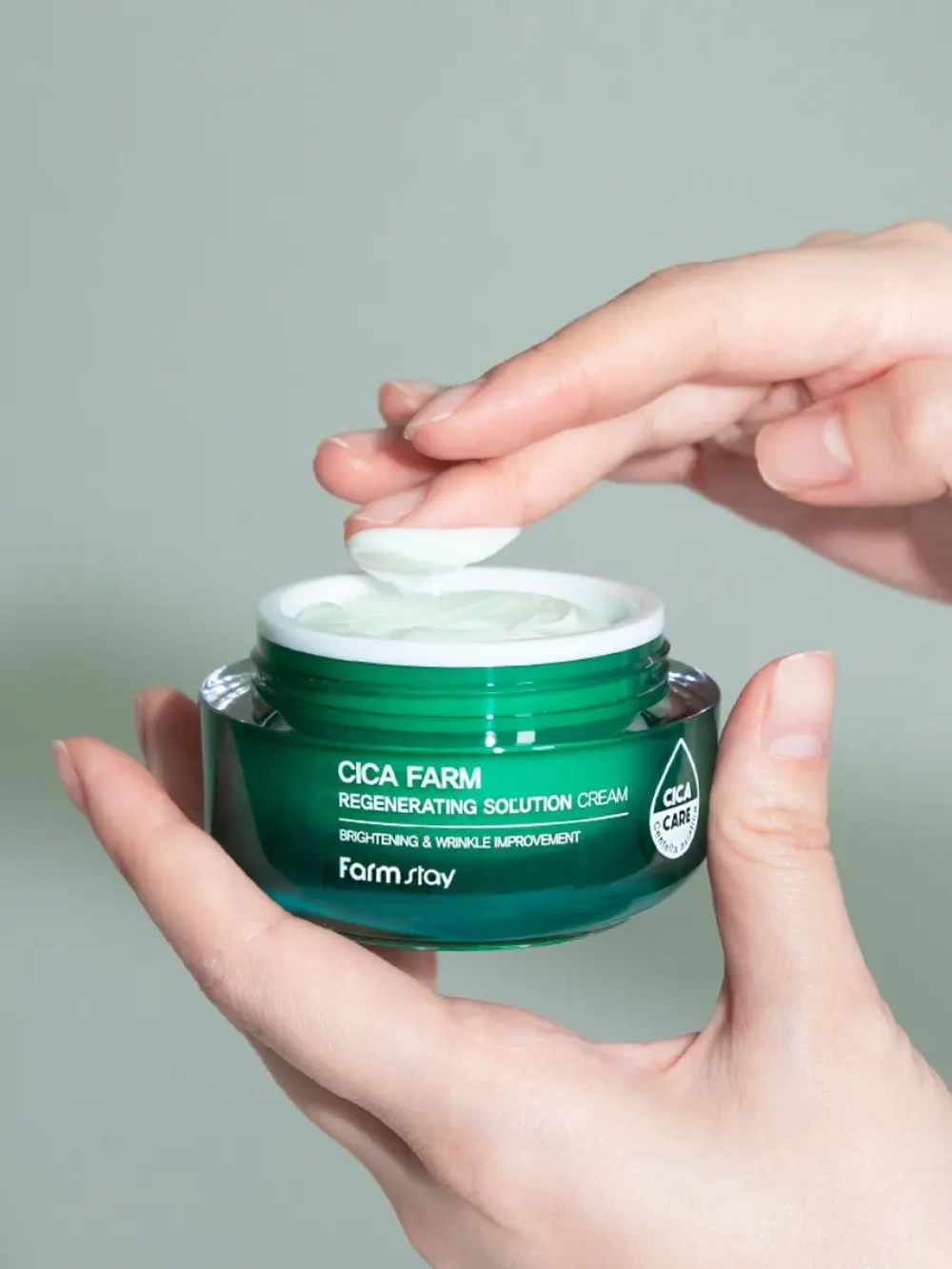 FARMSTAY - КРЕМ ДЛЯ ЛИЦА С ЭКСТРАКТОМ ЦЕНТЕЛЛЫ CICA FARM REGENERATING SOLUTION CREAM, 50 МЛ.