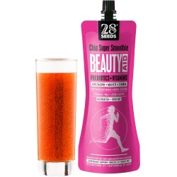 Смузи ЧИА БЬЮТИ «Апельсин + Манго + Лайм» 250 мл — смузи с семенами чиа и коллагеном в стакане