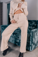 Бежевый спортивный костюм оверсайз интернет магазин