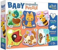 Puzzle "Baby Progressive" - Animals / Trefl_FSC Mix 70%