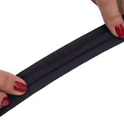 Резинка широкая, темно-серая 26 мм (полубейка), Германия