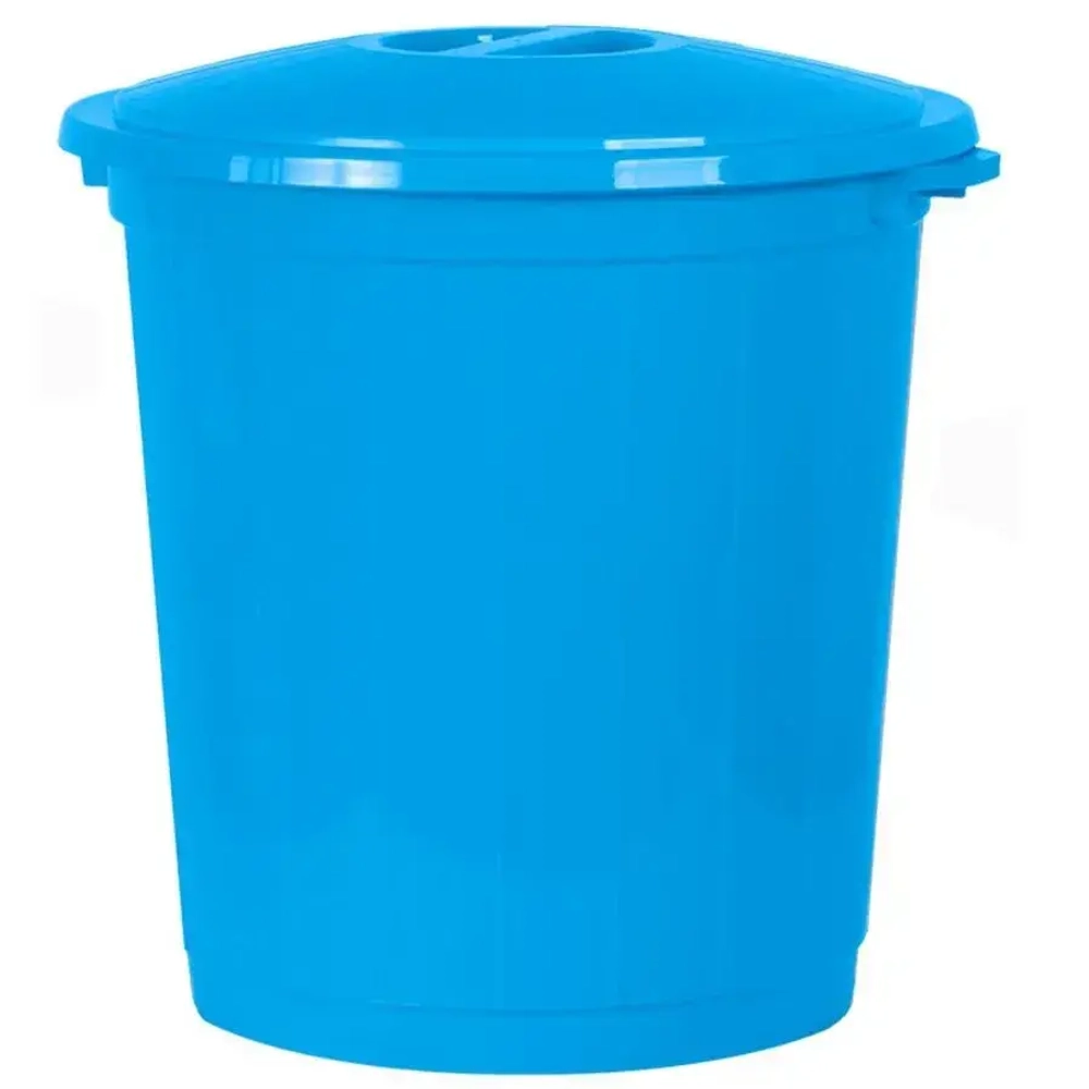 Бак 50л с крышкой (Голубой)