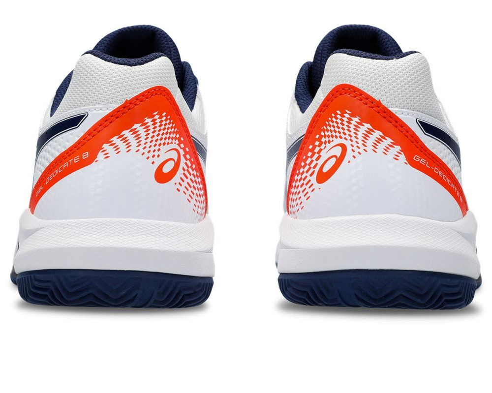 Теннисные кроссовки Asics Gel-Dedicate 8 Clay - white/blue expanse