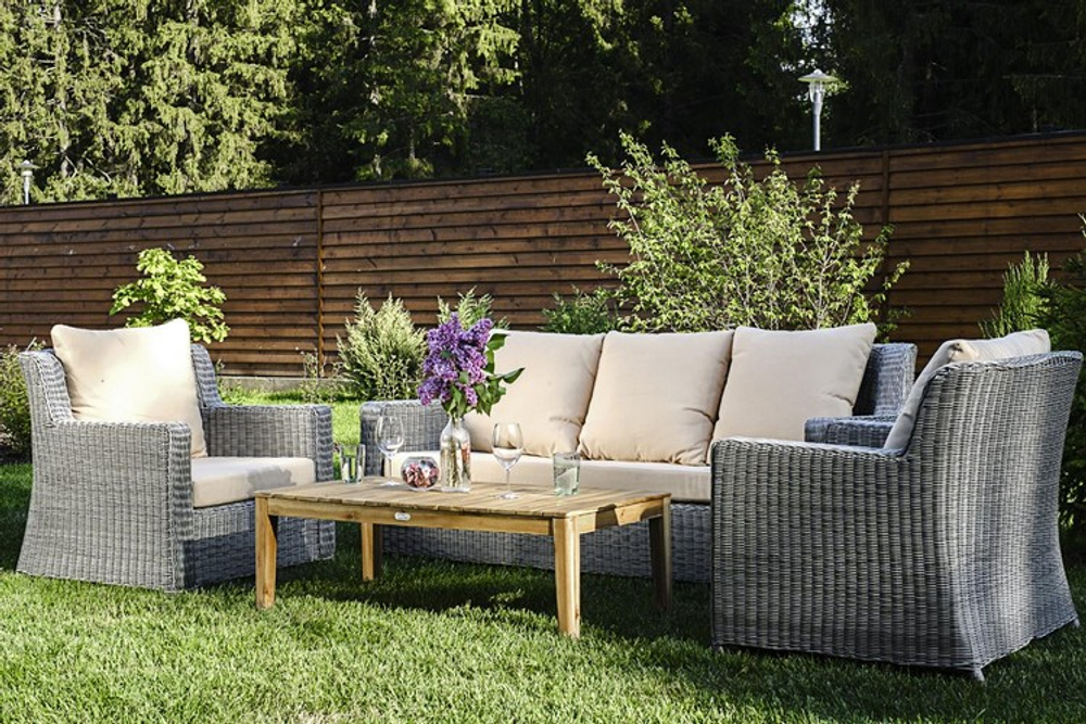 Кофейный стол Joygarden АУРА из акации, Light Teak