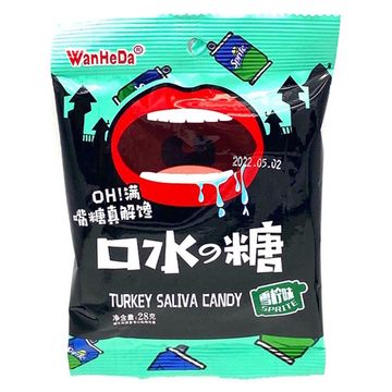 Конфеты WanHeDa Saliva Candy Sprite со вкусом спрайта, 25 г (Китай)