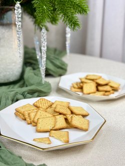 Печенье из печи крекер картофельный с зеленью 180гр