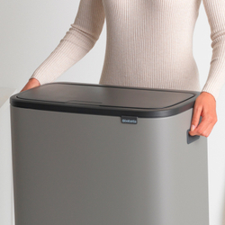 Мусорный бак Bo Touch Bin 2x30л Brabantia Минерально-серый