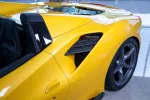 Карбоновые накладки на створки воздухозаборников для Ferrari 488 GTB Spider 2015-2020 Феррари