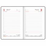 Ежедневник датированный 2025 А5 138x213 мм BRAUBERG "Rainbow", под кожу, черный, 115803