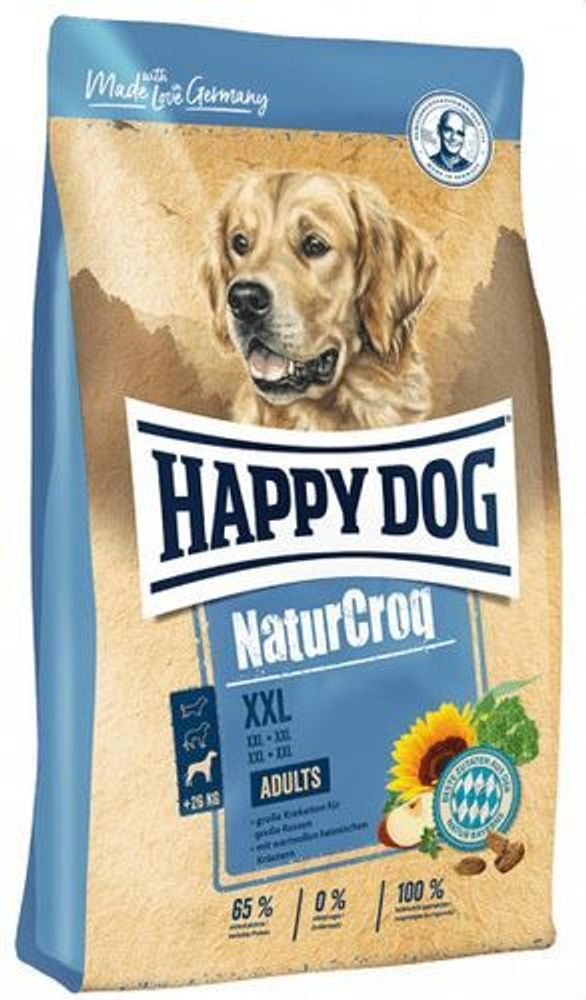 Сухой корм Happy Dog NaturCroq Adult XXL для собак крупных пород с птицей и рыбой 15 кг