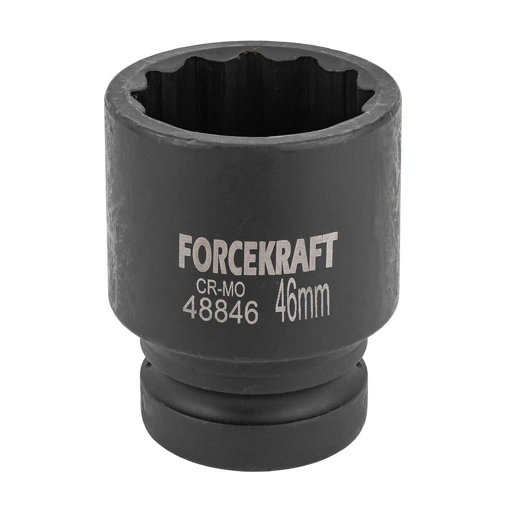 Головка ударная 1'', 46мм (12гр.) FORCEKRAFT FK-48846