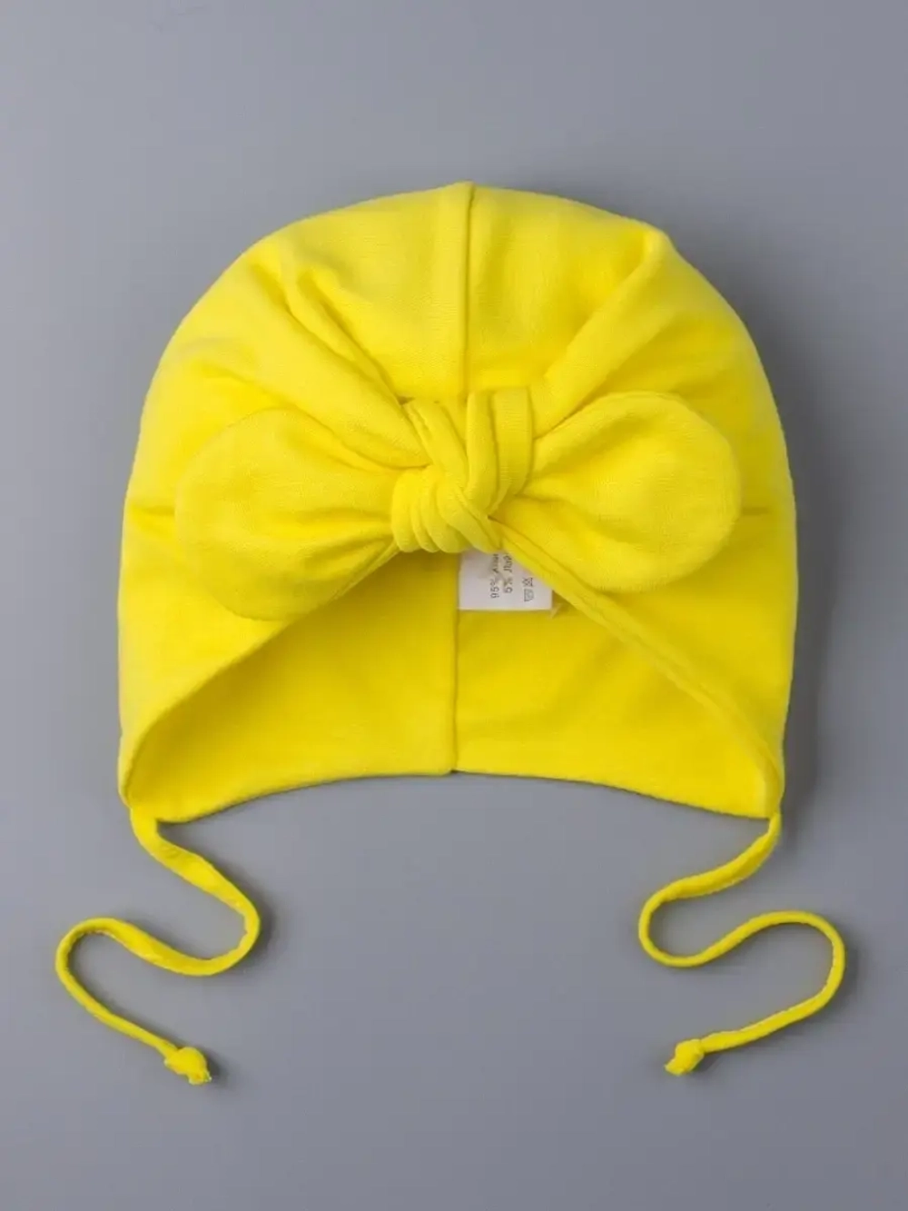 Чалма осенняя на завязках для девочки