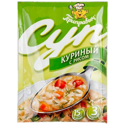 Суп куриный с рисом Приправыч 60 гр