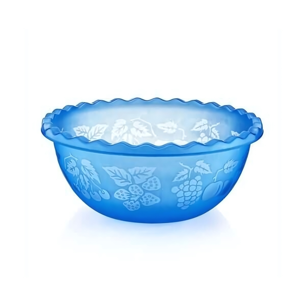 Миска узорная 6 лт прозрачная