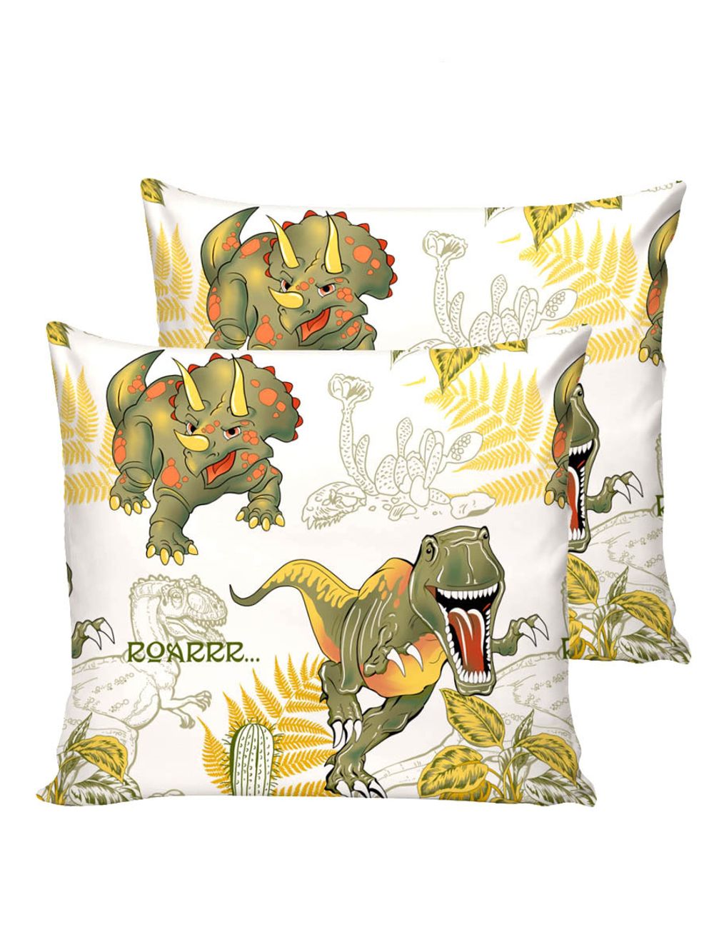 Комплект наволочек 2шт Сказка "Динозаврики" 70х70 см