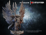 Grand Alliance Chaos Disciples of Tzeentch Демон-принц Тзинча с копьем миниатюра для dnd, днд, pathfinder, фентези, Настольная игра, НРИ, Варгейм, РПГ