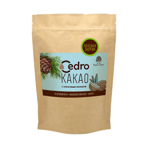 Кедровый напиток "с Кокосовым молоком" / 250 г / дой пак / Сedro / Сибирский кедр