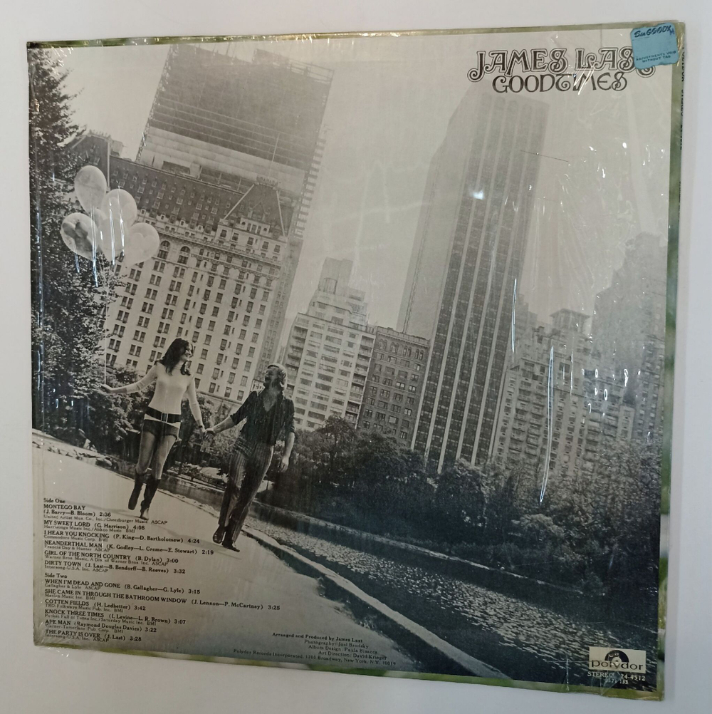Винтажная виниловая пластинка LP James Last Goodtimes (USA 1972)