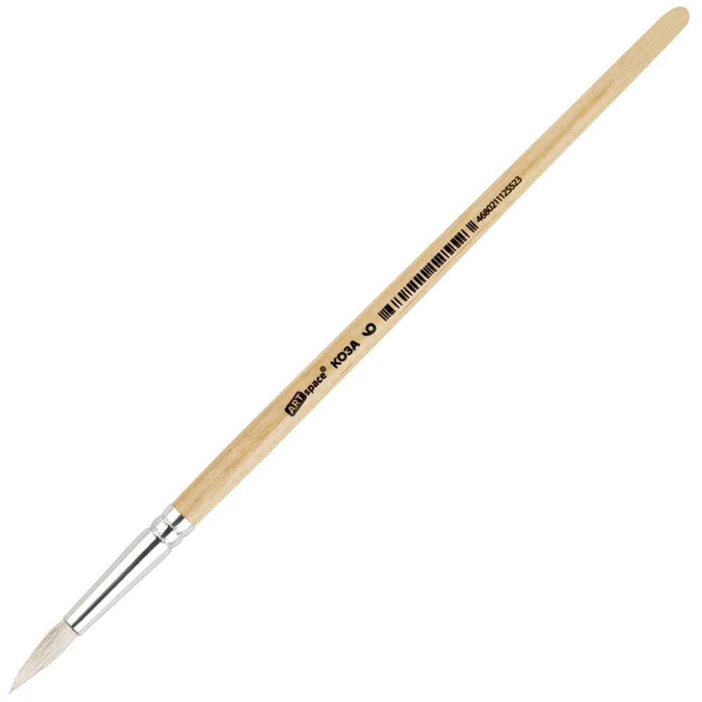 Кисть коза, ArtSpace, круглая №06, пакет, европодвес