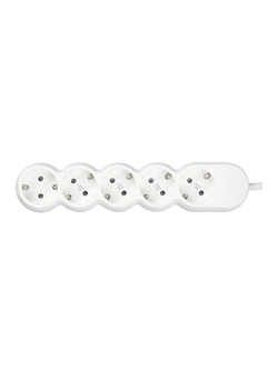 Удлинитель 5х3м с заземл. 16А IP20 Uno У05 2P+PE 250В 3х1.5 IEK WYP53-16-05-03-Z