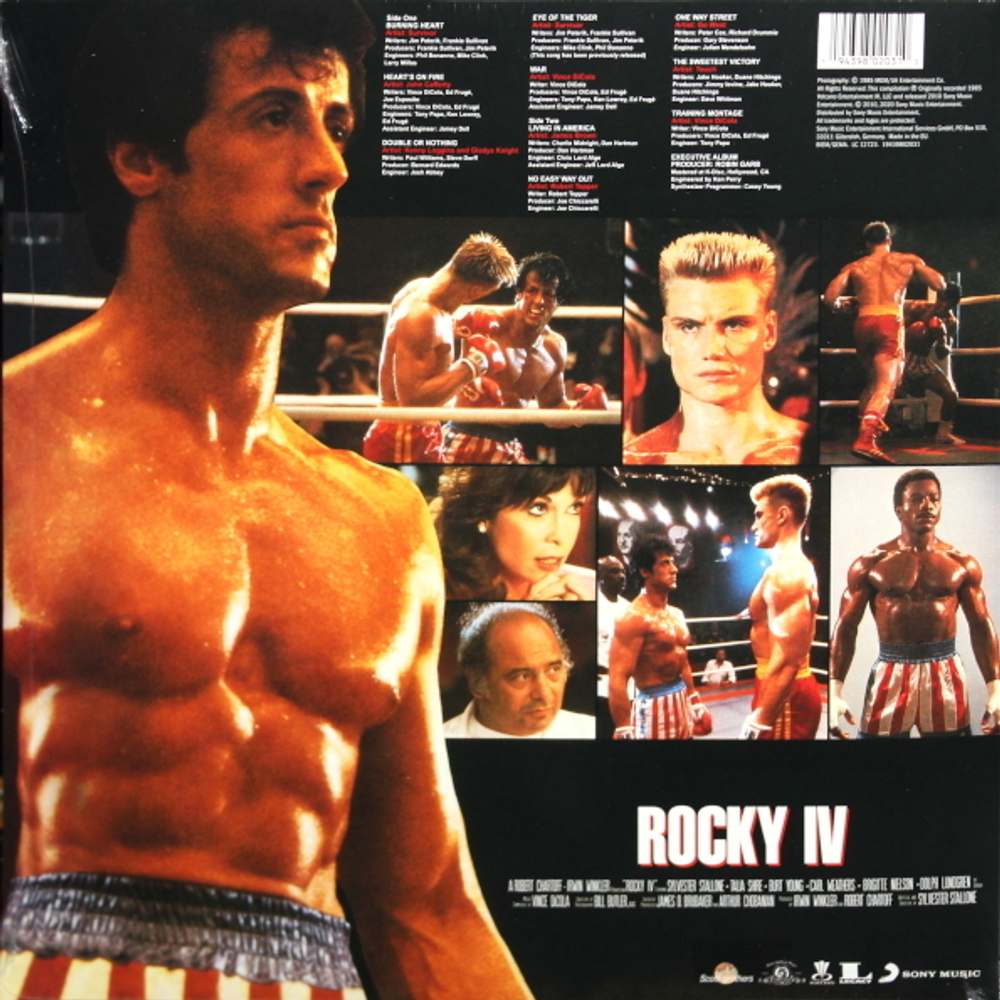 Виниловая пластинка Rocky IV (Limited Edition) — Soundtrack / Rocky IV  (Limited Edition) купить в интернет-магазине Collectomania.ru