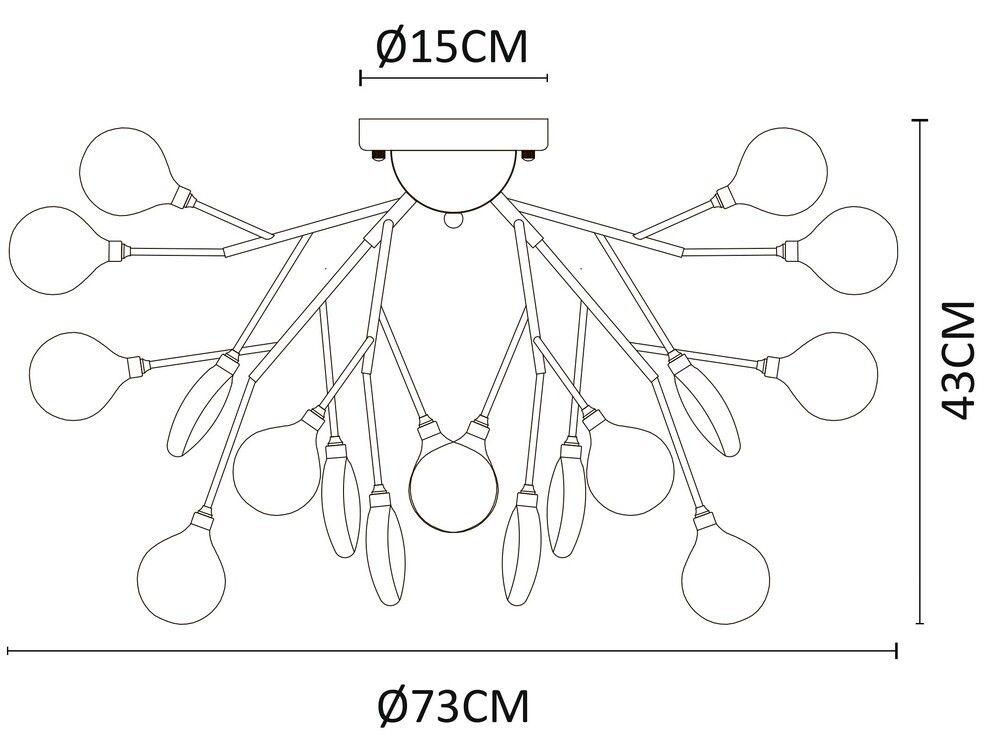 Потолочная люстра Arte Lamp