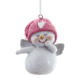 GAEM Фигурка декоративная подвесная "Снеговик", L4,5 W4 H5,5 см, 2в.