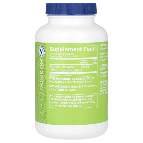 The Vitamin Shoppe, красный ферментированный рис, 240 капсул (600 мг в 1 капсуле)