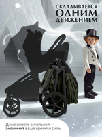 Коляска 3 в 1 Sweet Baby SBL Orso New + автокресло Premier Black New Dark Green