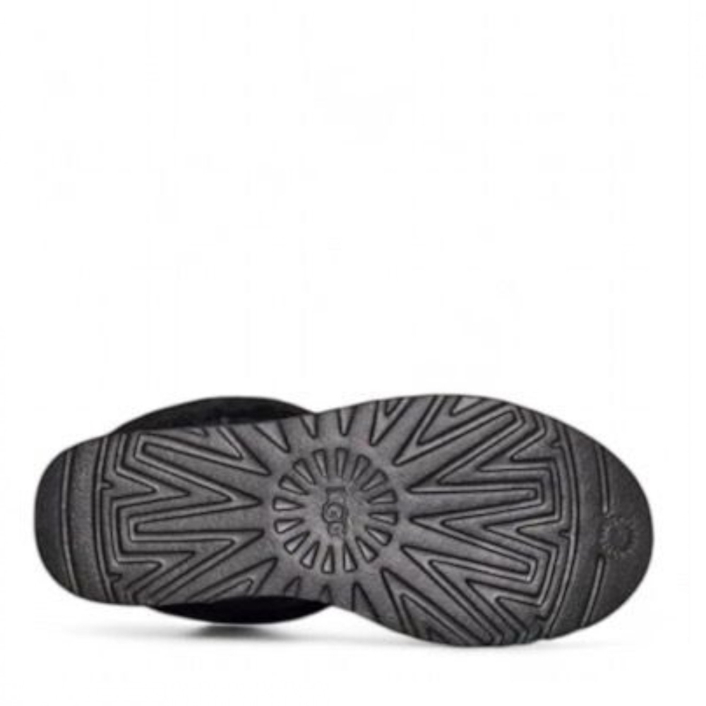 UGG Classic Ultra Mini Maxi Curly Boot Black