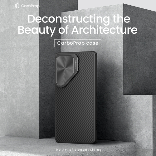 Чехол от Nillkin из арамидного карбона (кевлар) с поддержкой MagSafe для Samsung Galaxy S25 Ultra, серия CarboProp Magnetic