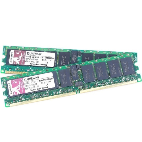 Серверная оперативная память DIMM DDR2 16Gb, 2x8Gb, 667Mhz, Kingston, ECC, REG, 1.8V (KTH-XW9400K2/16G)