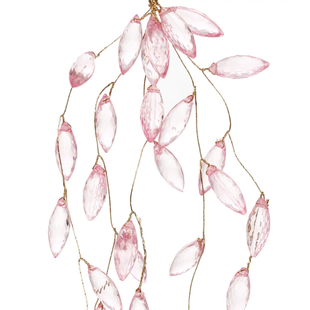 Ветка декоративная «Шарм» 27 см, Розовый