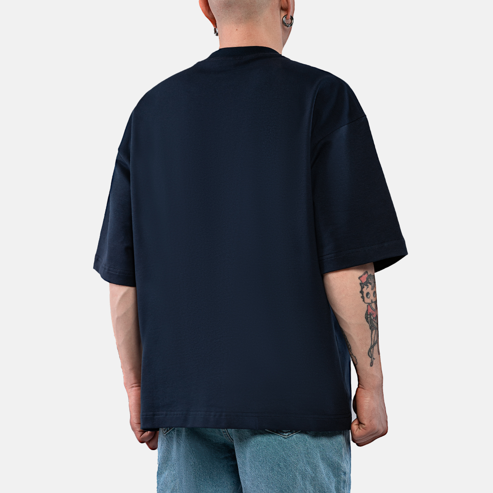 Футболка Haided WASTE A DAY RLXD FIRM TEE ink.blue