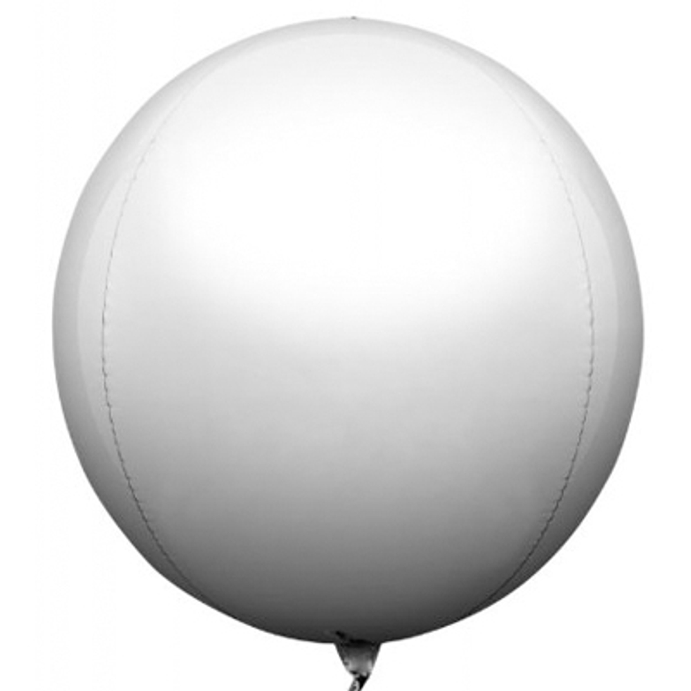 3D Сфера 22" Белый з46