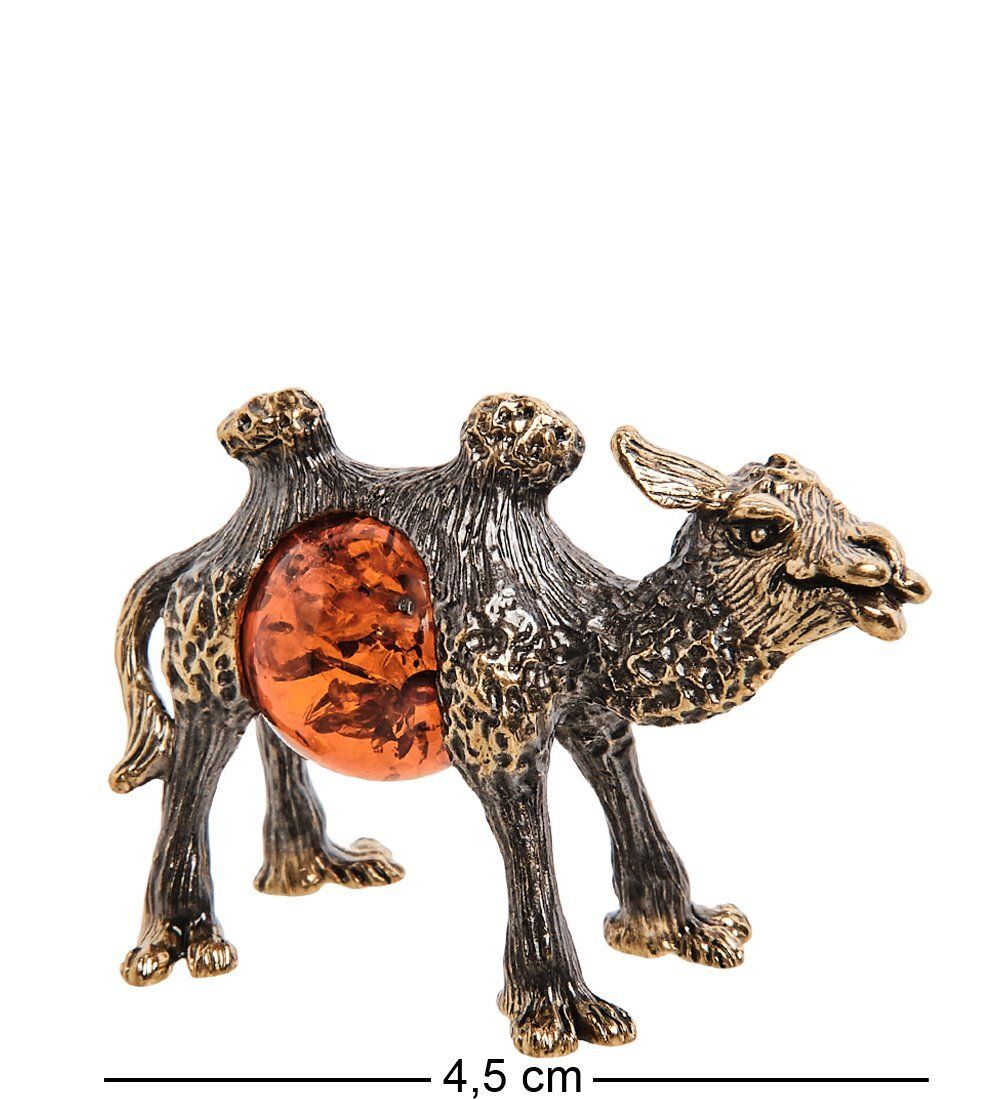 Народные промыслы AM-2817 Фигурка «Верблюд» (латунь, янтарь)
