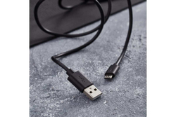 Шнур REXANT micro USB male - USB-A male 1.8M черный 18-1164-2
